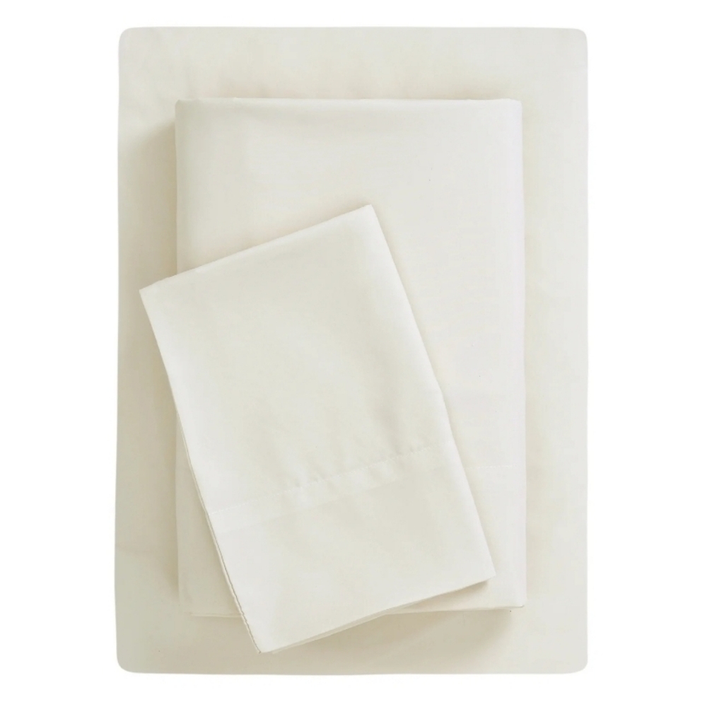 2/$30 Mainstays 3Pc Cream Bed Sheet Set Size Twin/TwinXL